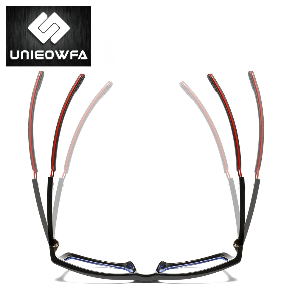 UNIEOWFA TR90 спортивные очки оправа для мужчин Прозрачная Оптическая близорукости по