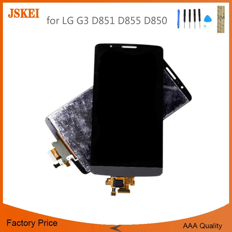 Заводская цена 5 &quotдля LG G3 D851 D855 D850 ЖК-дисплей с сенсорным экраном дигитайзер