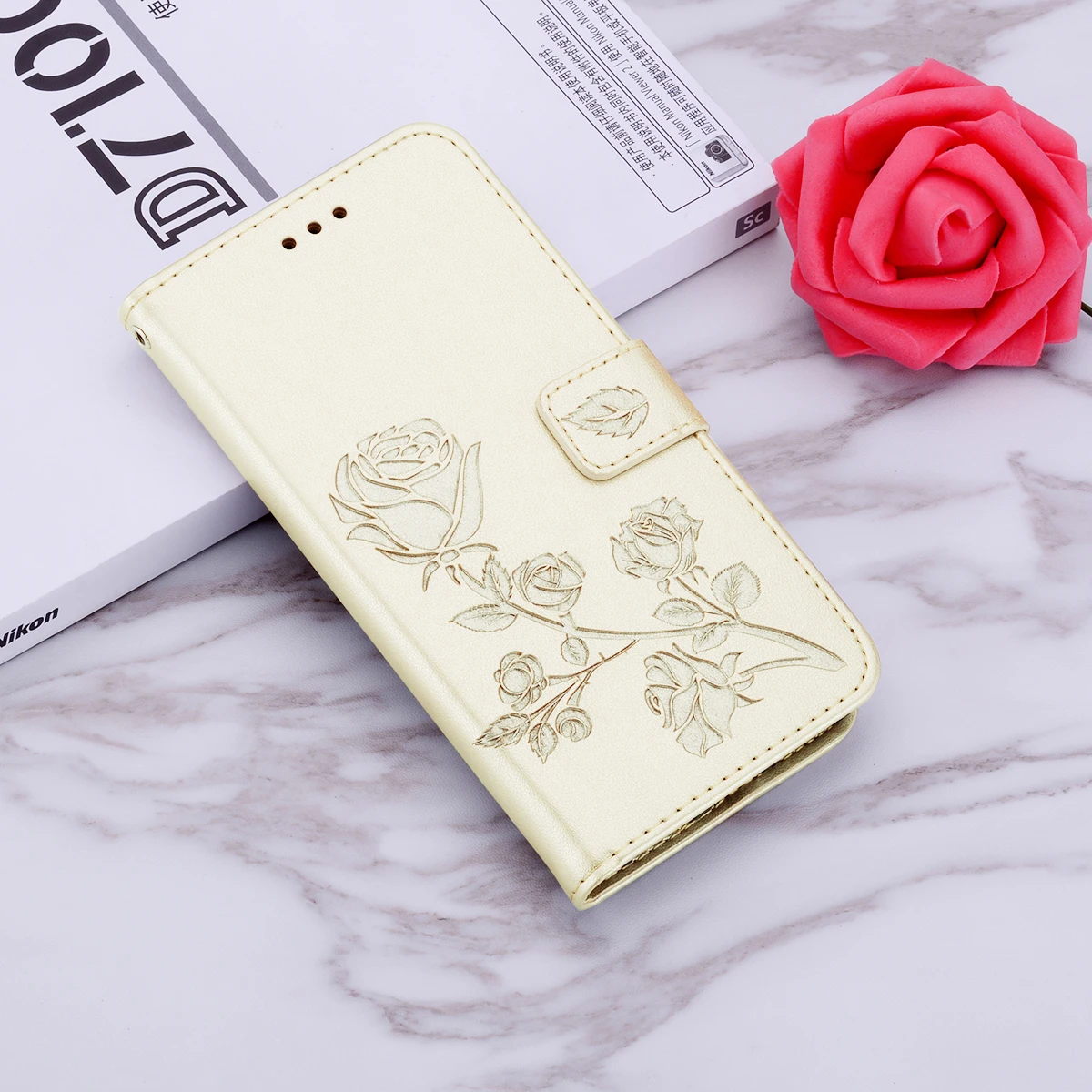 Кожаный чехол-книжка для Huawei Y5II Y5 II компактный чехол-бумажник Honor 5A 5 0 дюйма с