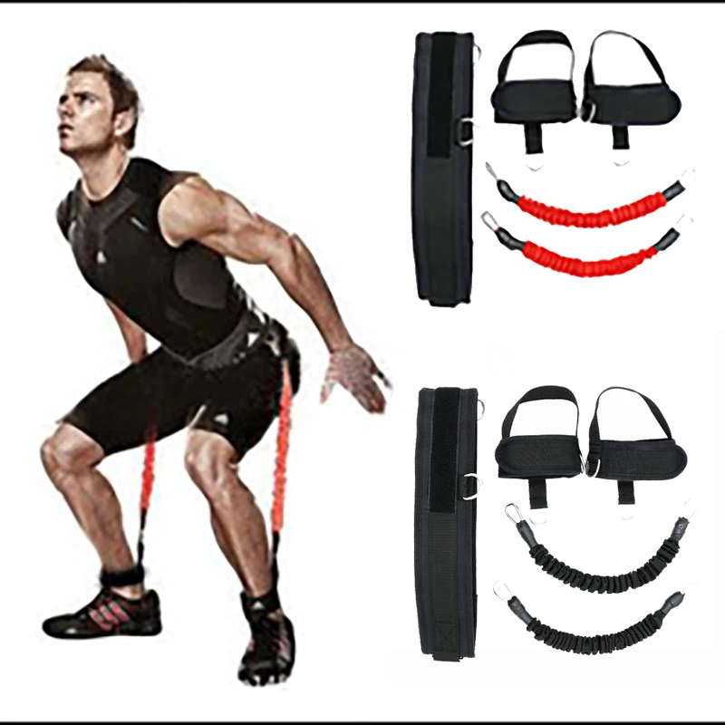 

Fitness Bounce Trainer Leg Resistance Bands Trainer Rope Crossfit Jump Strength Agility Training Strap Gym Equipment Accessories