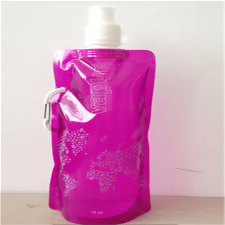 Летние Горячие экологически чистые портативные складные многоразовые 480 мл