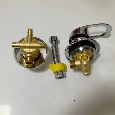 3 ways Intubation MTTUZK настенный 2/3/4/5 способов водоотводная Труба латунный смеситель для душа винт и интубации Сплит душевая кабина душевая комната смесительный клапан - Цвет: 3 ways Intubation