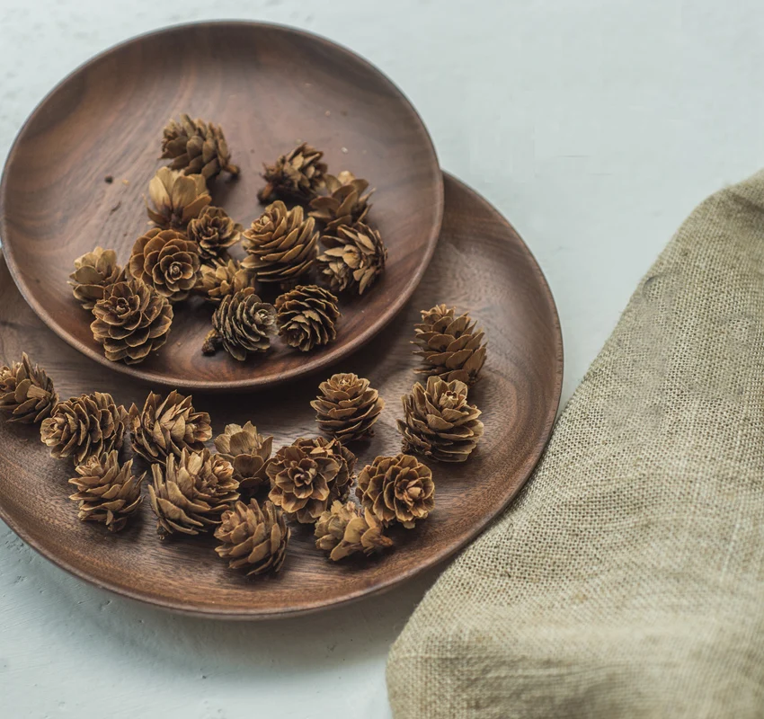 Натуральное мини украшение Pinecone из СОСНОВЫХ ШИШЕК на рождественскую елку Декор