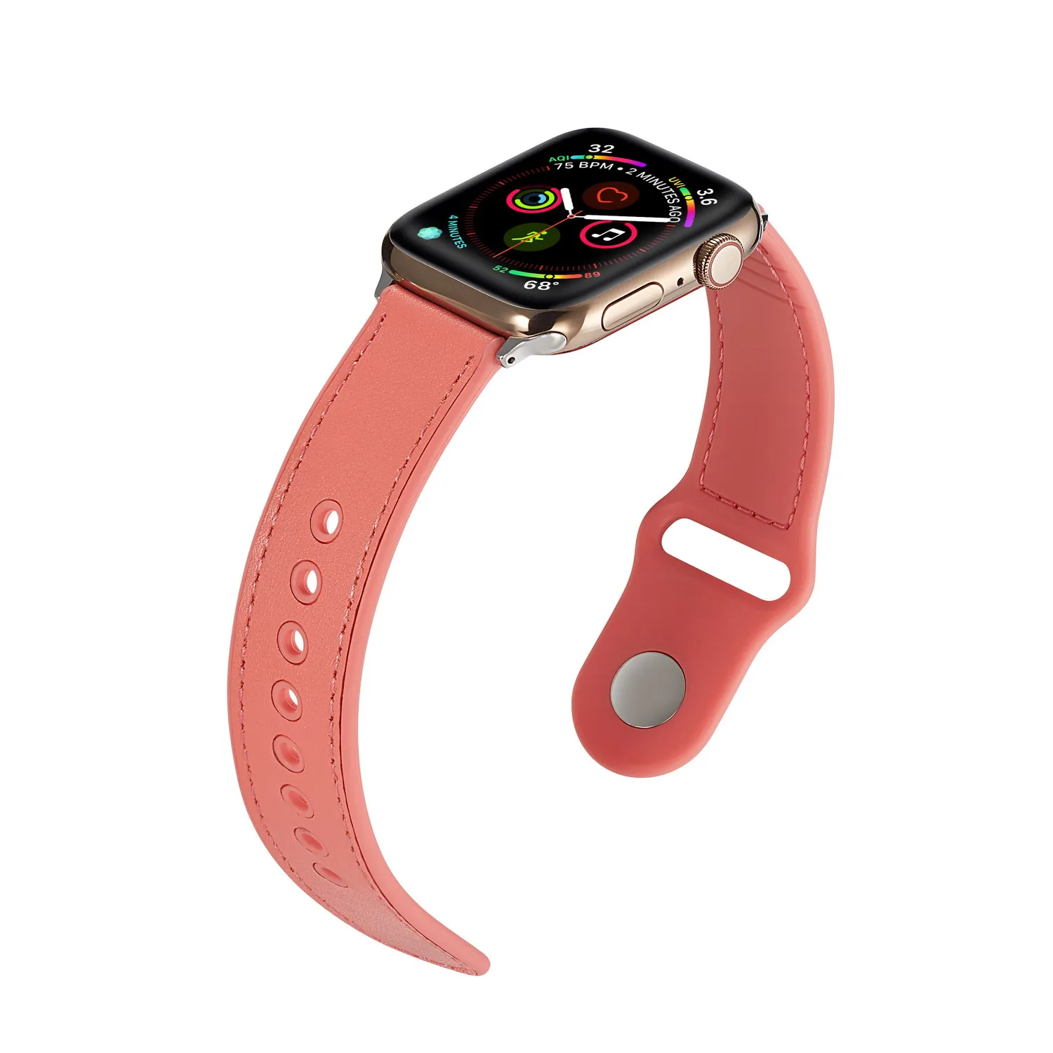 Кожаный ремешок для Apple watch 4 ремешка 44 мм 40 мм ремешок для часов correa 42 мм 38 мм мужской/женский браслет ремень для iwatch 4 3 2 1 Аксессуары