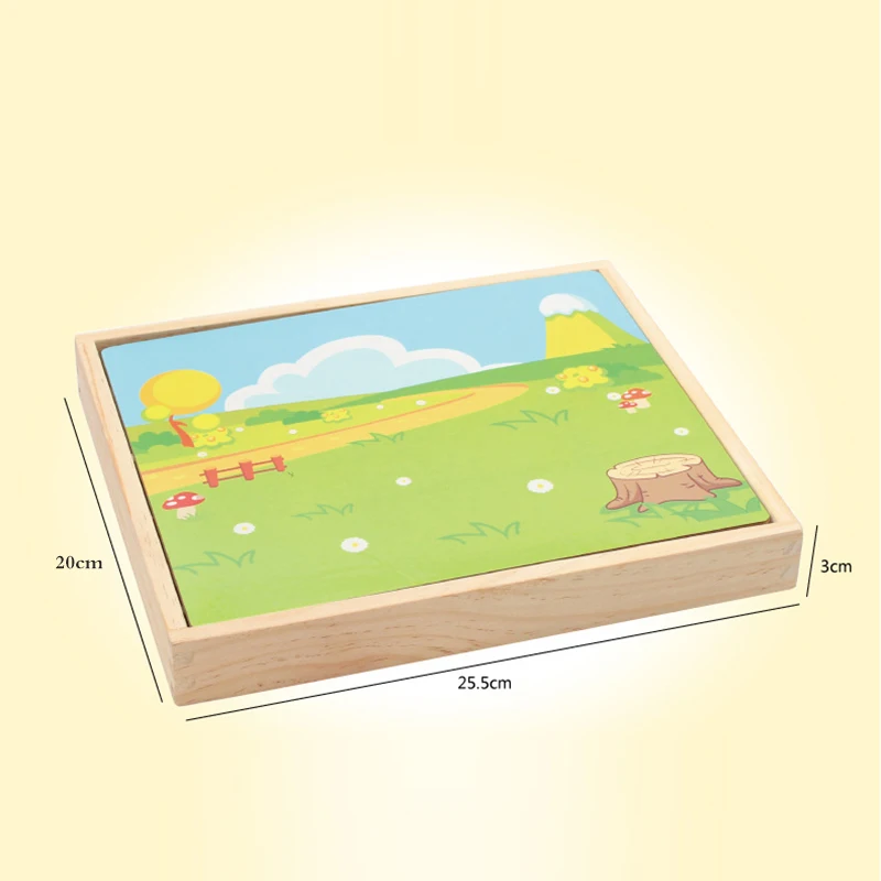 Wooden Magnetic Jigsaw Puzzle Toys New Character Princess Knight 3D Tangram Kids Educational For Children | Игрушки и хобби