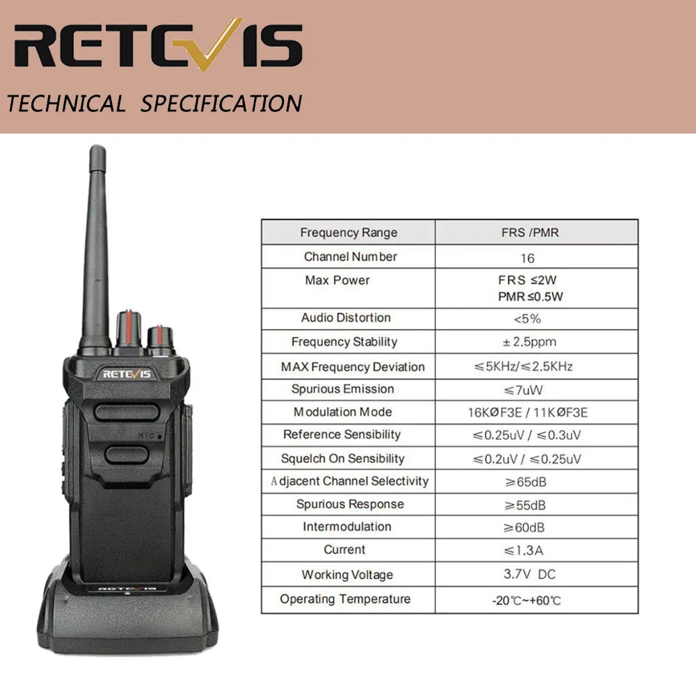 RETEVIS RT48/RT648 IP67 водонепроницаемая рация 4 шт. плавающая PMR радио VOX 2 Way Радио Comunicador с