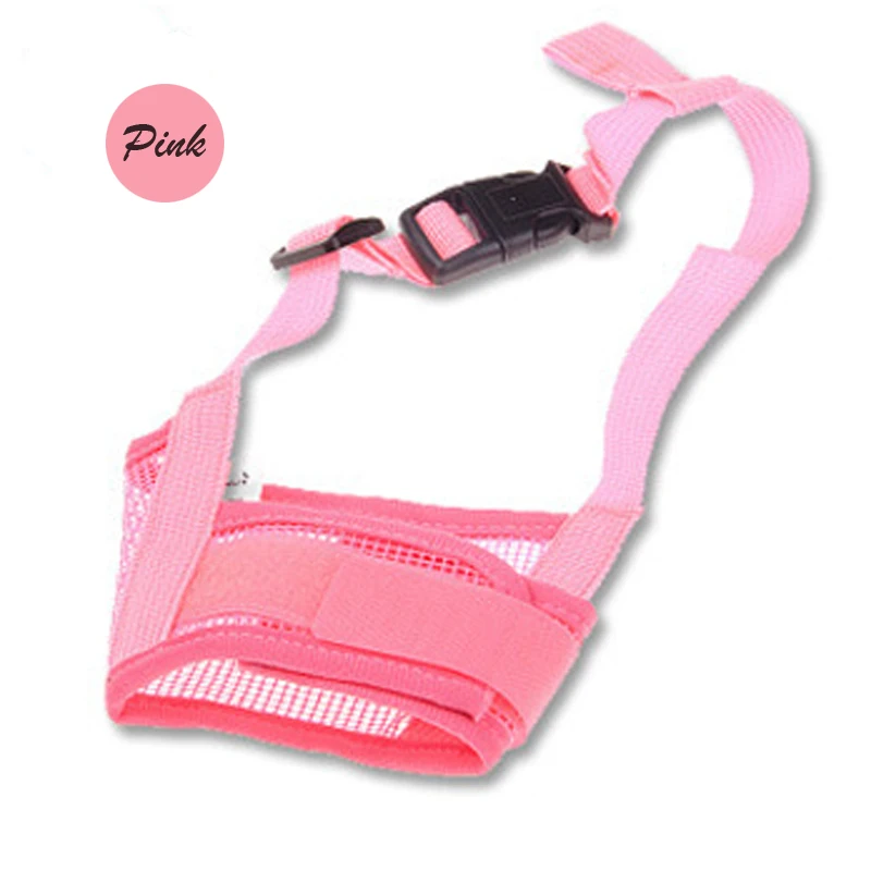 Регулируемая Маска намордник против лая укусов для собак расходные материалы