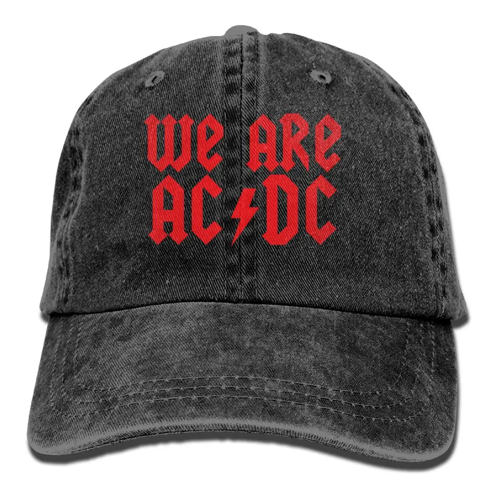 SAMCUSTO acdc 3D Творческая личность Промытые джинсовые шапки осень лето для мужчин женщин гольф солнцезащитный козырек хоккейные шапки - Цвет: Многоцветный