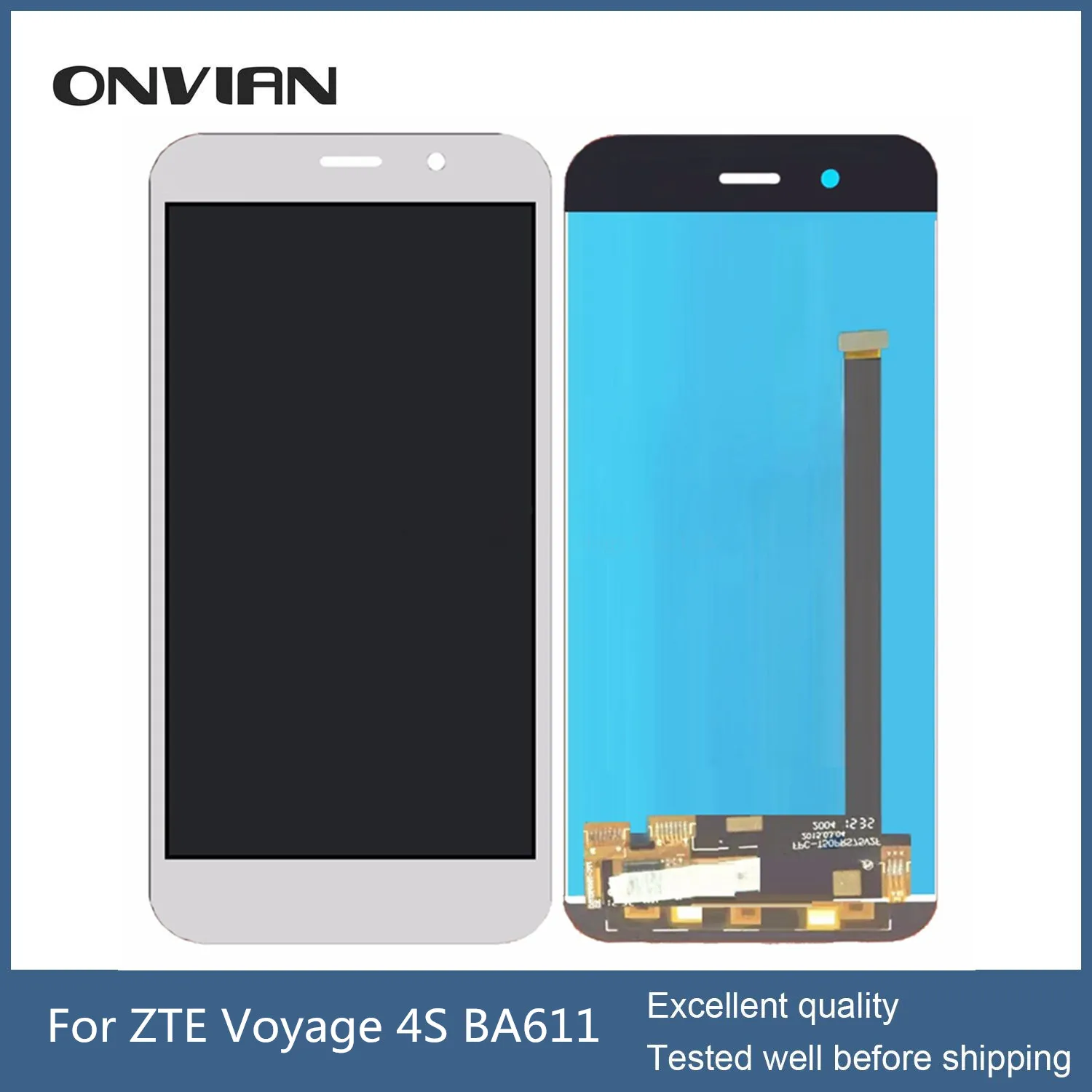 Для ZTE Вояж 4S BA611 BA611T ЖК-Дисплей С Сенсорным Экраном Дигитайзер Панели Ассамблея