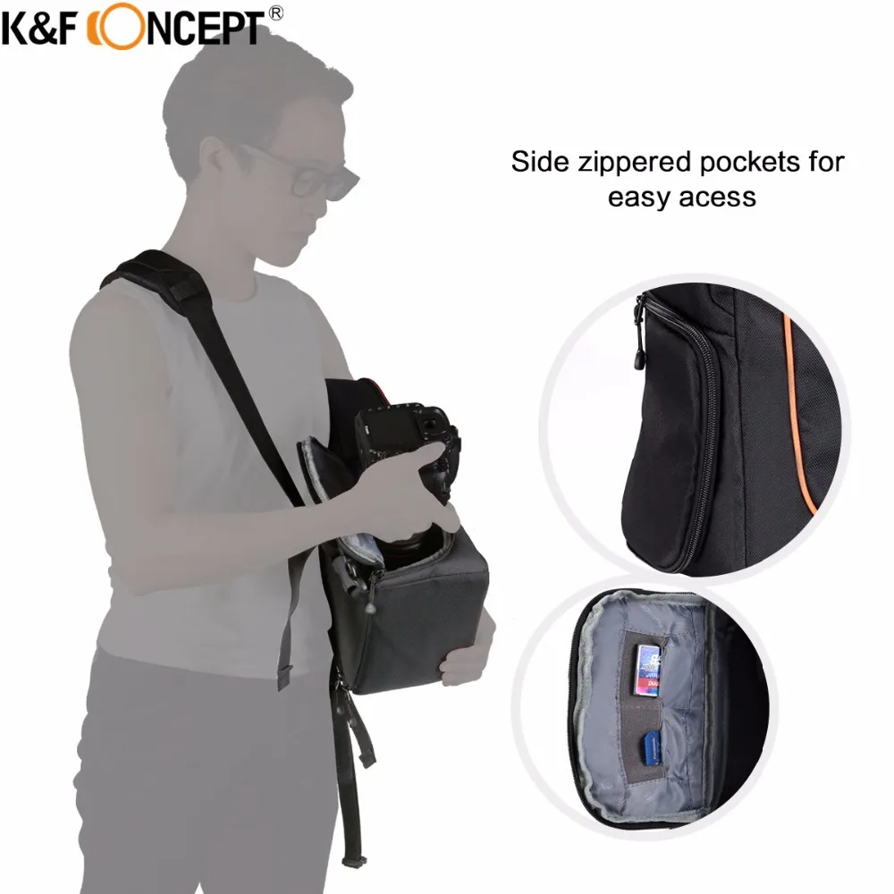K & F CONCEPT водонепроницаемый рюкзак для камеры новый стиль сумка мессенджер