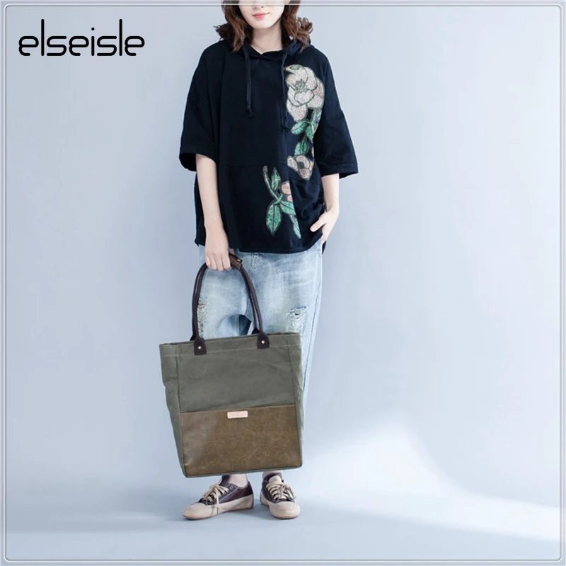 Женская футболка с капюшоном elseisle черная цветочным принтом и рукавом летучая