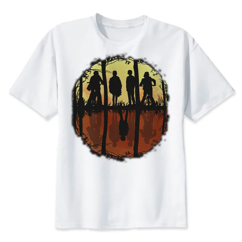 E-BAIHUI 2020 Casual Stranger Things T-shirt O-neck Short Sleeve Modal Comfortable Summer Tees Hight Quality Men T-shirts P007 | Мужская