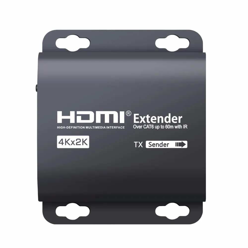 Neoteck 60 м HDMI удлинитель 4 к x 2 к 3D HDMI Ретранслятор с ИК-пультом дистанционного управления 1080P через один RJ45 Cat6/7 кабель Поддержка 5.1CH 7.1CH