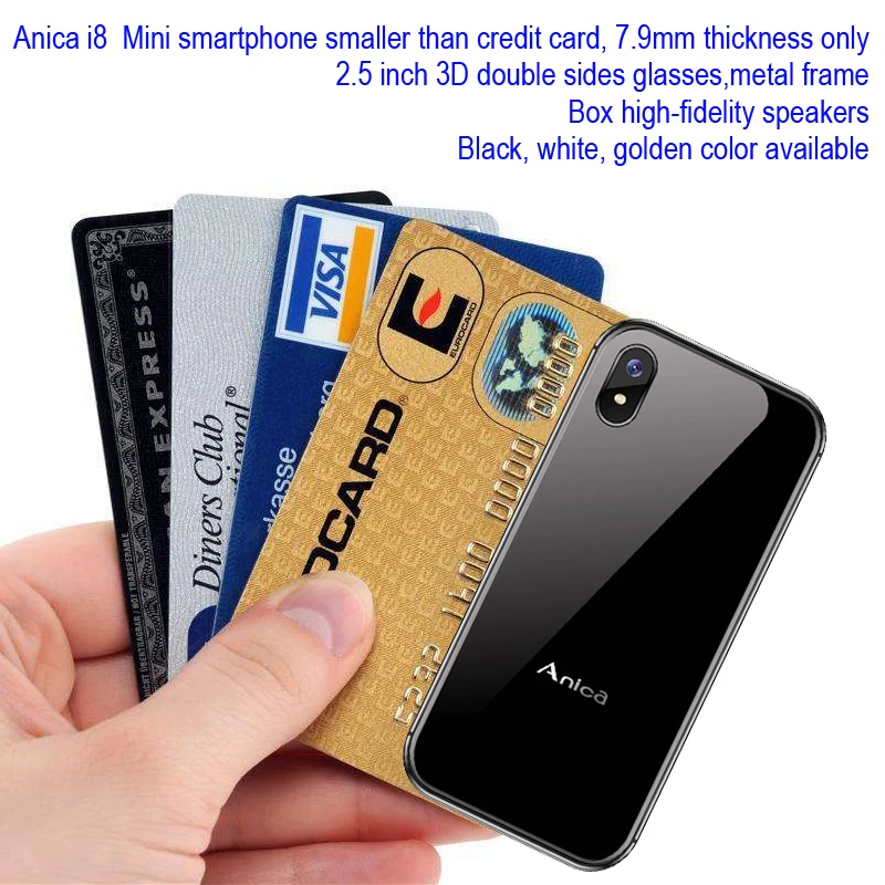 Мини смартфон Anica i8 android 6 0 2 45 &quotWCDMA 3G Wi Fi GPS динамик 8 Гб|Смартфоны| |