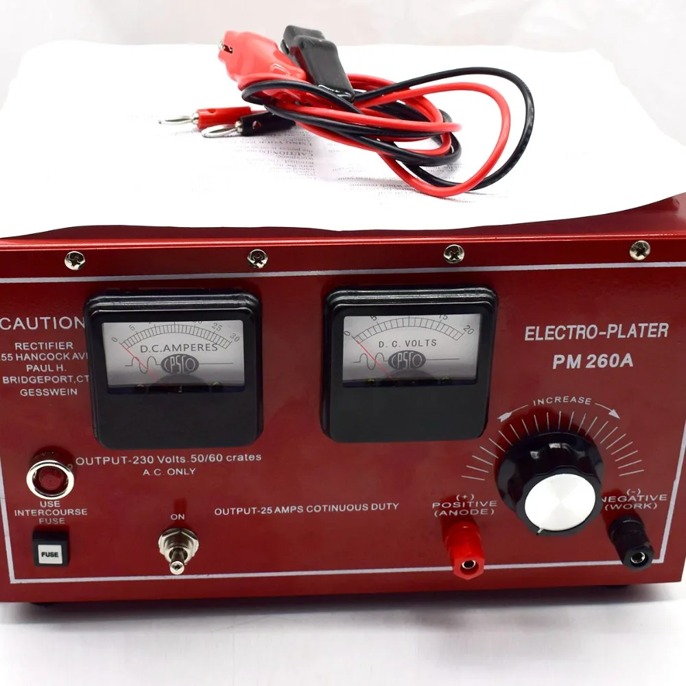 30A Платиновые украшения Платер гальванических выпрямителя 220V серебряное и