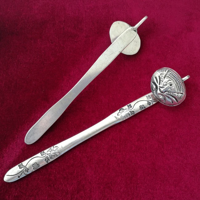 

Старинные костюмы Хань костюмы этнический стиль ручной работы персонализированные Miao серебряные аксессуары для волос плетеные волосы тра...