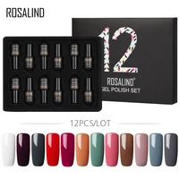 rosalind gel polish set 7ml nail gel polish long lasting gel varnish soak off gel 12pcslot nail polishes gel set