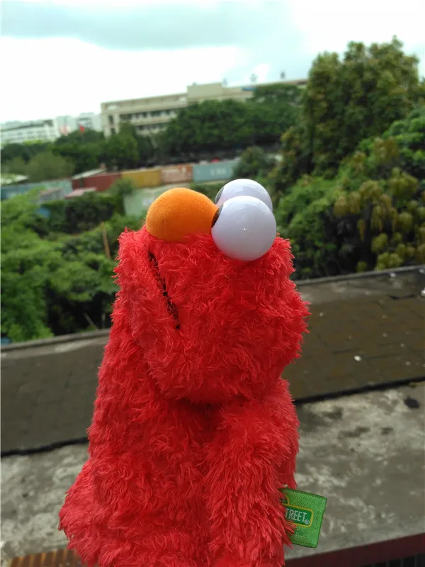 45 см уличная ручная кукла мягкая плюшевая игрушки синяя Элмо печенье Сезам