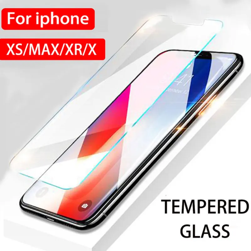 Защитная пленка для iPhone xs max закаленное стекло ifon iphoe XR X R S ix|Защитные стёкла и