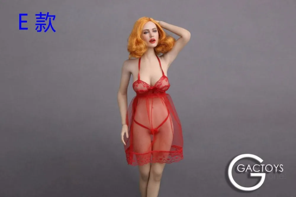 

1/6 European Sexy Lady Head Sculpt GC017 Girl Head Carving With Expression Fit 12'' Phicen Kumik Figure Body