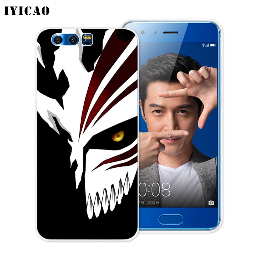 IYICAO BLEACH ichigo маска мягкий силиконовый чехол для Huawei Y9 Y7 Y6 Prime 2018 Honor 8C 8X 8 9 10 Lite 7X 7C 6A 7A