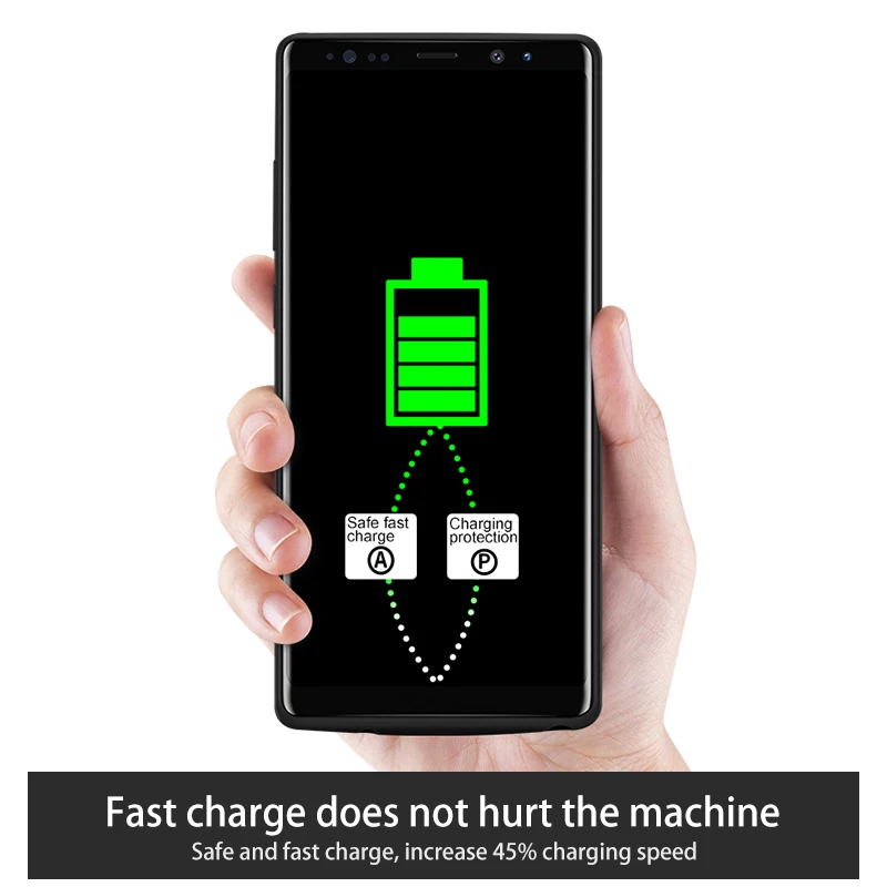 Чехол VVKing с аккумулятором для samsung Galaxy Note 8 чехол настоящим 6500 мАч 2A быстрой