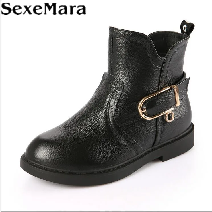 SexeMara shoes 2017 new autumn and winter children's snow boots girls warm child | Детская одежда и обувь