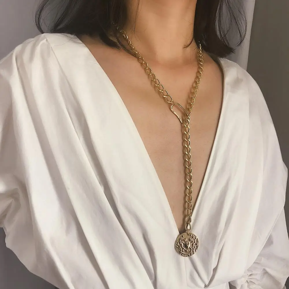 Personality crab relief long wool chain | Украшения и аксессуары