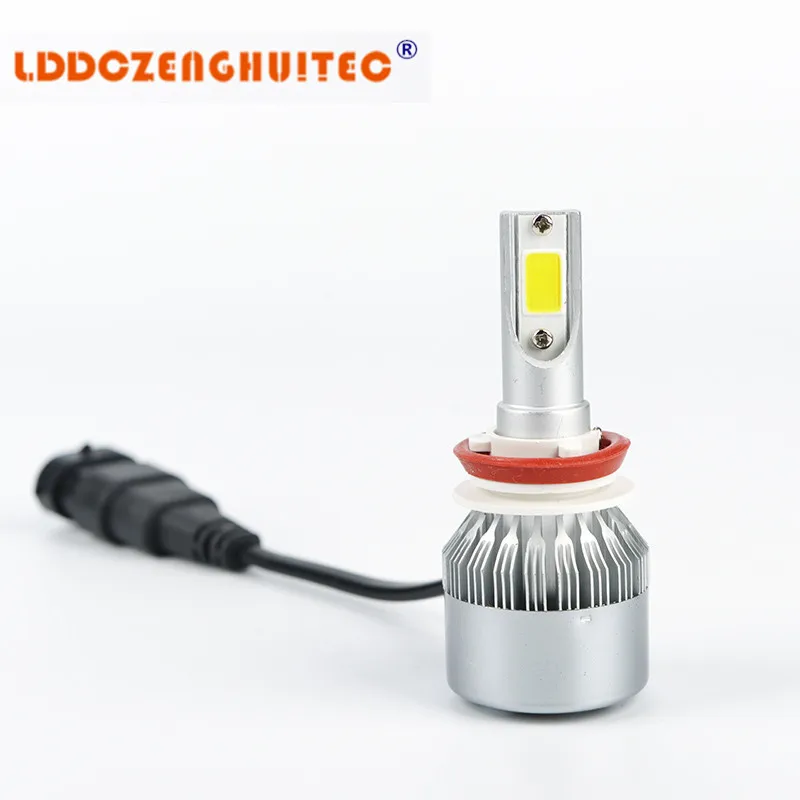 LDDCZENGHUITEC C6 авто комплект светодиодных ламп свет 72 W фары для 7600LM все гольфкарты