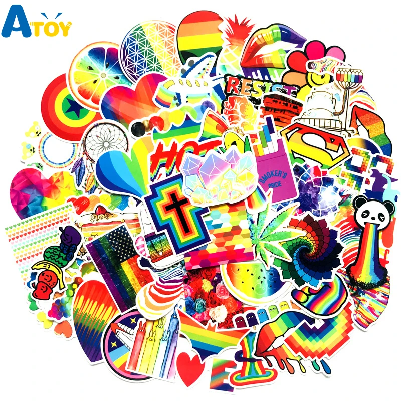 Наклейки для ноутбука скейтборда чемодана компьютера велосипеда багажа скутера