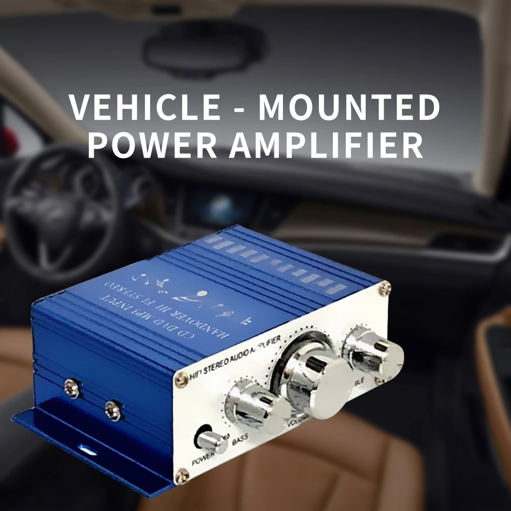 Оригинальный Автомобильный небольшой усилитель мощности HY2001 Hi-Fi Авто