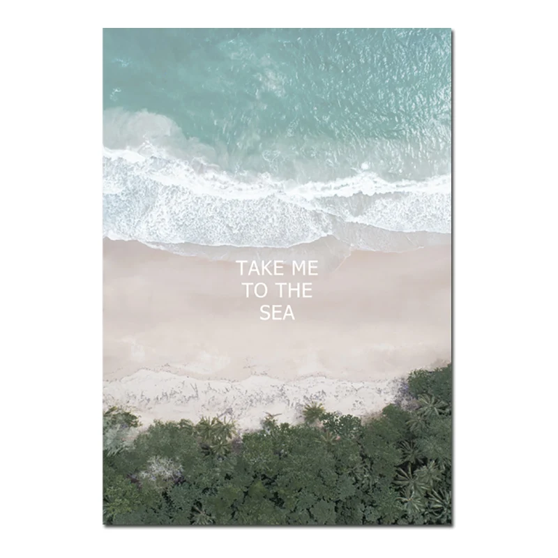 

Nordic Landscape Wall Art Canvas Painting Tree Poster Sea Pictures Beach Pictures Ocean Print Print Car Pictures Unframed