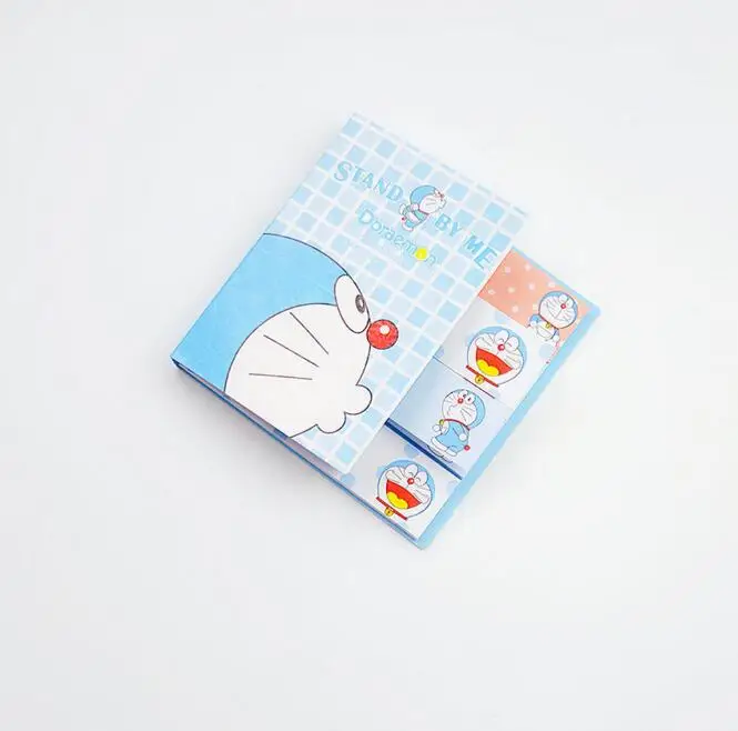 Kawaii корейский мультяшный Baymax Doraemon Totoro N times Sticky Memo Note Book Message Tab блокнот стикеры блокнот блокноты канцелярские принадлежности - Цвет: doraemon 2