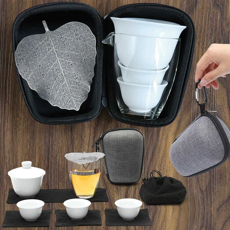 Керамический чайник TANGPIN чайные чашки gaiwan китайский портативный дорожный чайный