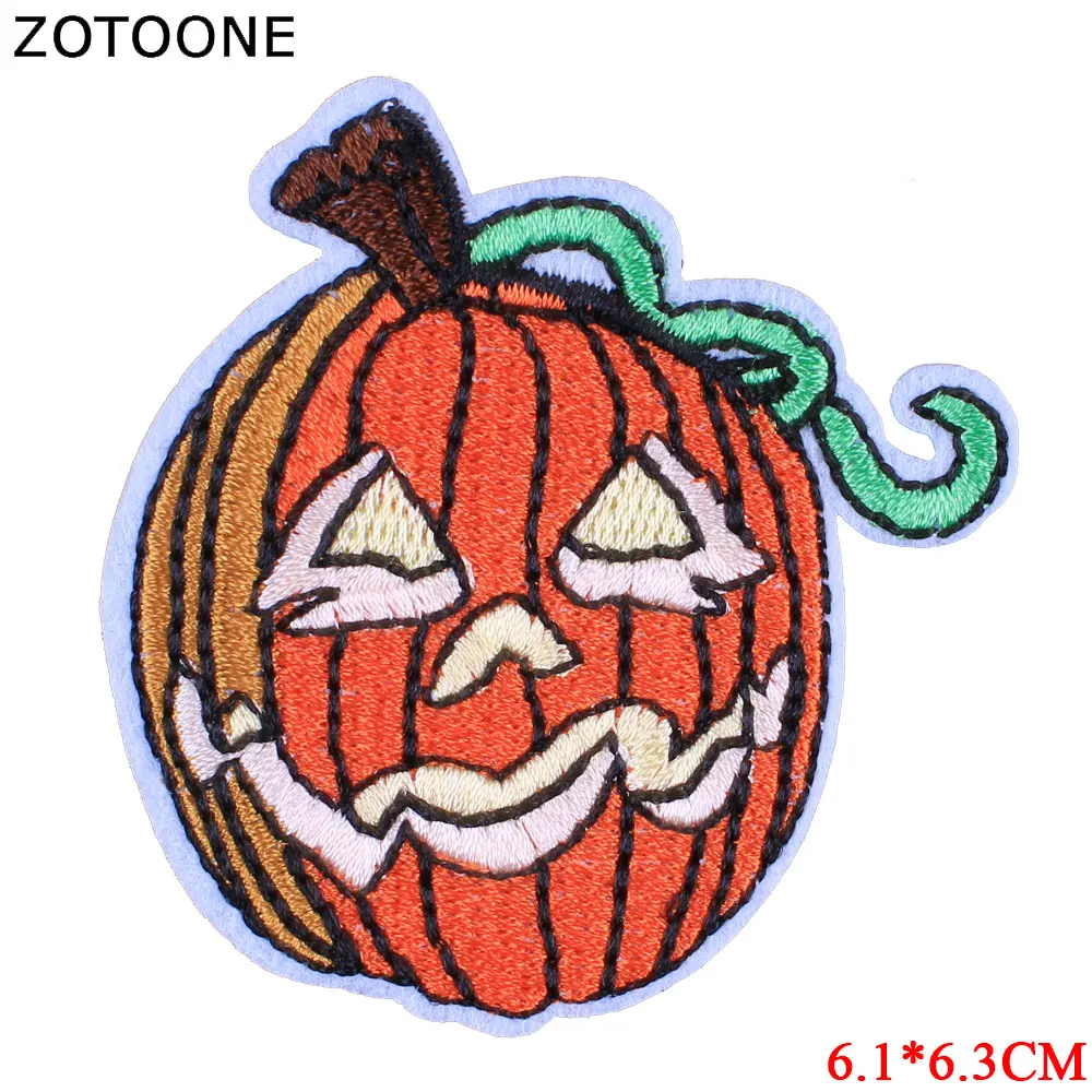 ZOTOONE череп Хэллоуин Тыква железа на патчи для одежды наклейки &quotсделай сам&quot