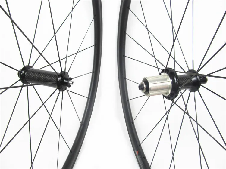 Карбоновые колеса High Pro 38 мм x 25 трубчатые диски для гоночного велосипеда