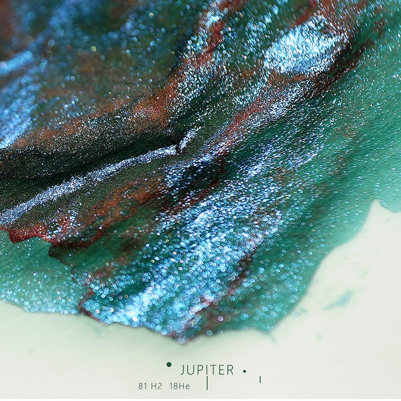 Специальная поставка цветные чернила с золотым порошком для перьевой ручки 18