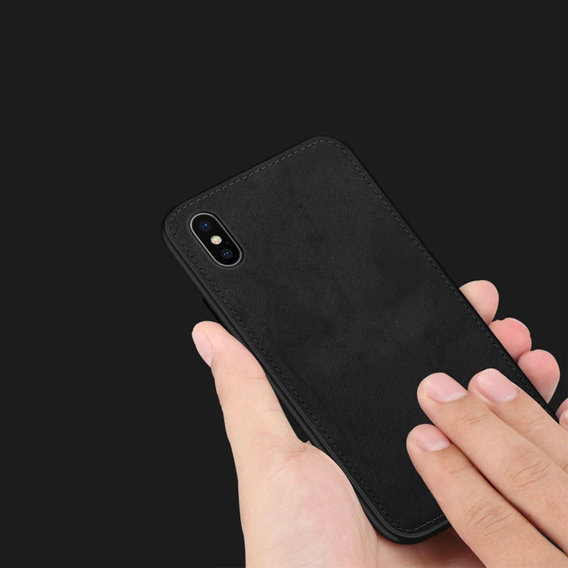 Luxury Magnetic Fabric Cloth Soft Silicone Case For iPhone XS Max XR X 7 8 Plus 6 6s Ultra-thin Texture Phone Cases Cover |