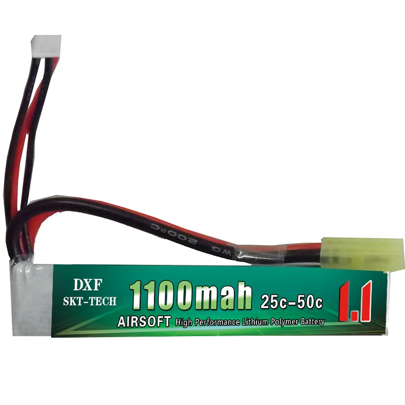 2017 новое поступление DXF страйкбол пистолет батарея 11 1 В 1100 мАч 25C 3S Lipo для мини