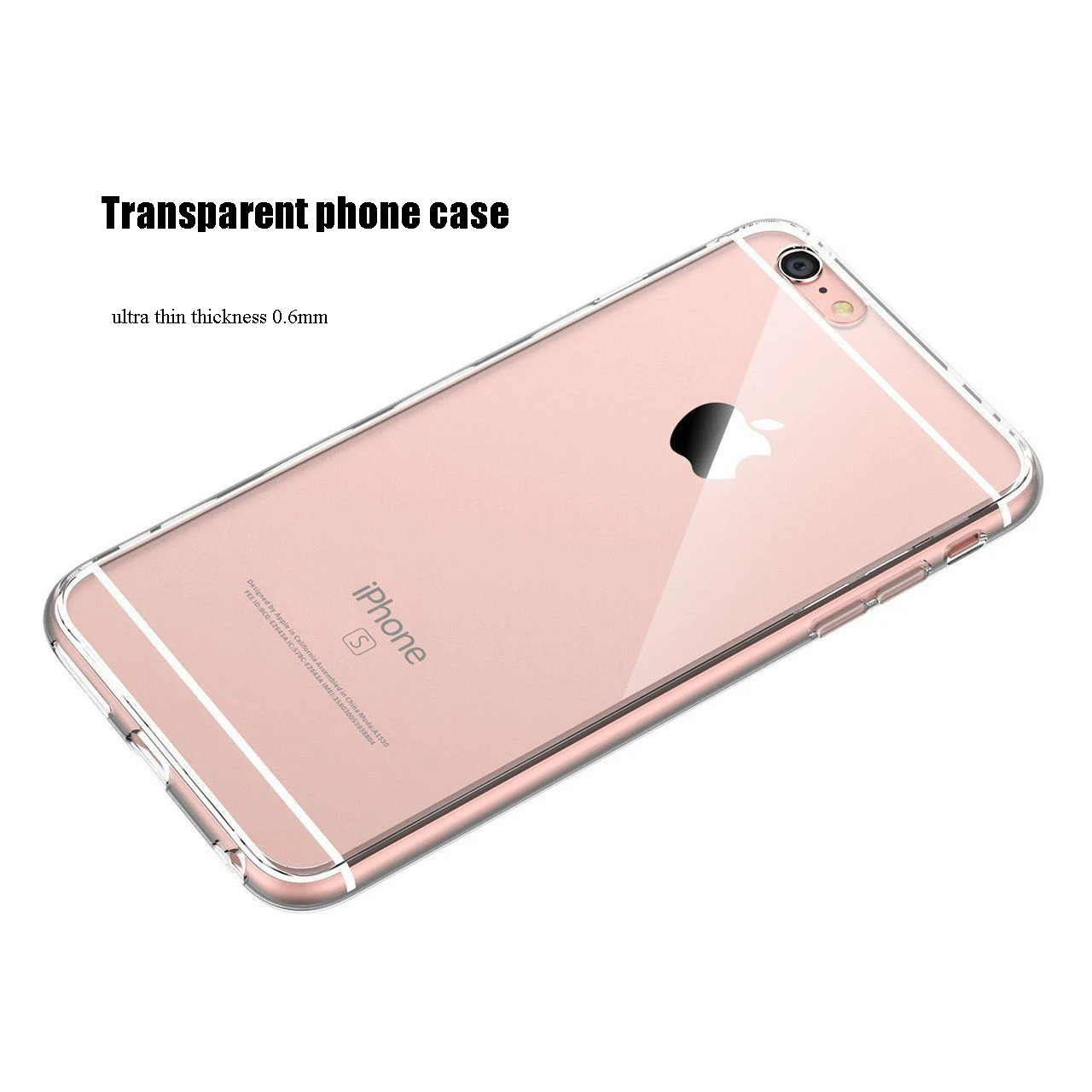 TopArmor прозрачный Кристальный ТПУ Мягкий силиконовый чехол для iPhone X 8 7 6 5 гладкий