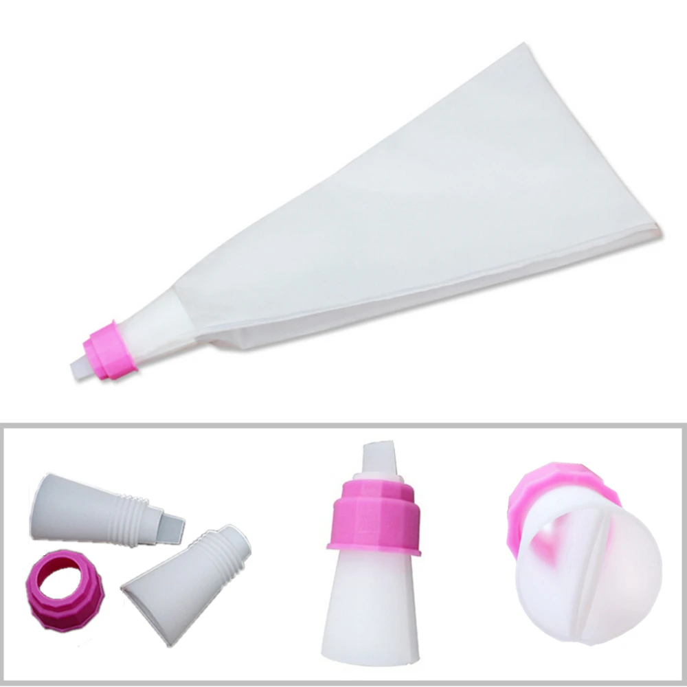 Двухцветный трубчатый конвертер наконечники адаптер с 5 насадками для