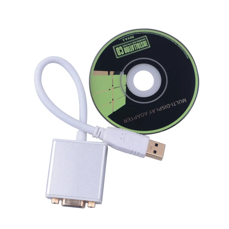 Elistooop USB 3 0 к VGA видео дисплей внешний кабель адаптер 1080P @ 60 Гц папа женскому для ПК