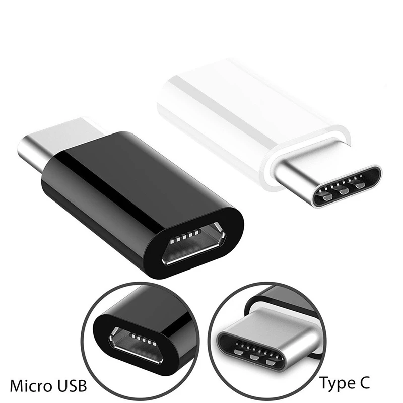 Беспроводной конвертер с разъемом Type-C адаптер Micro USB зарядный кабель для Samsung S8 Plus
