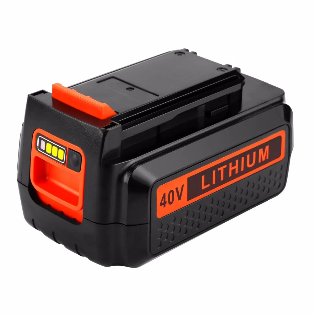 Для Black & Decker 40V 4500mAh литий ионная аккумуляторная батарея LBXR36 BL2036 LBX2040 LST136 LST420 LST220 L10|