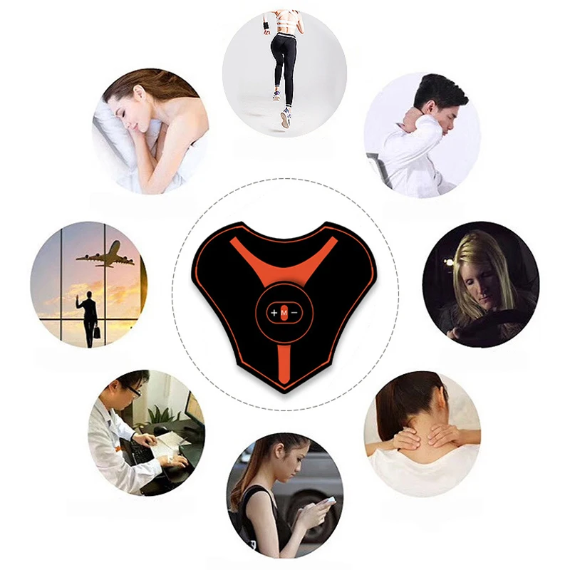 Электронный массажер для тела мышц шеи акупунктурный стимулятор спины