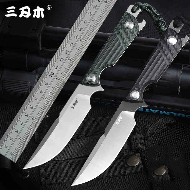 Sanrenmu S721 нож с фиксированным лезвием 8cr14 из нержавеющей стали Тактический