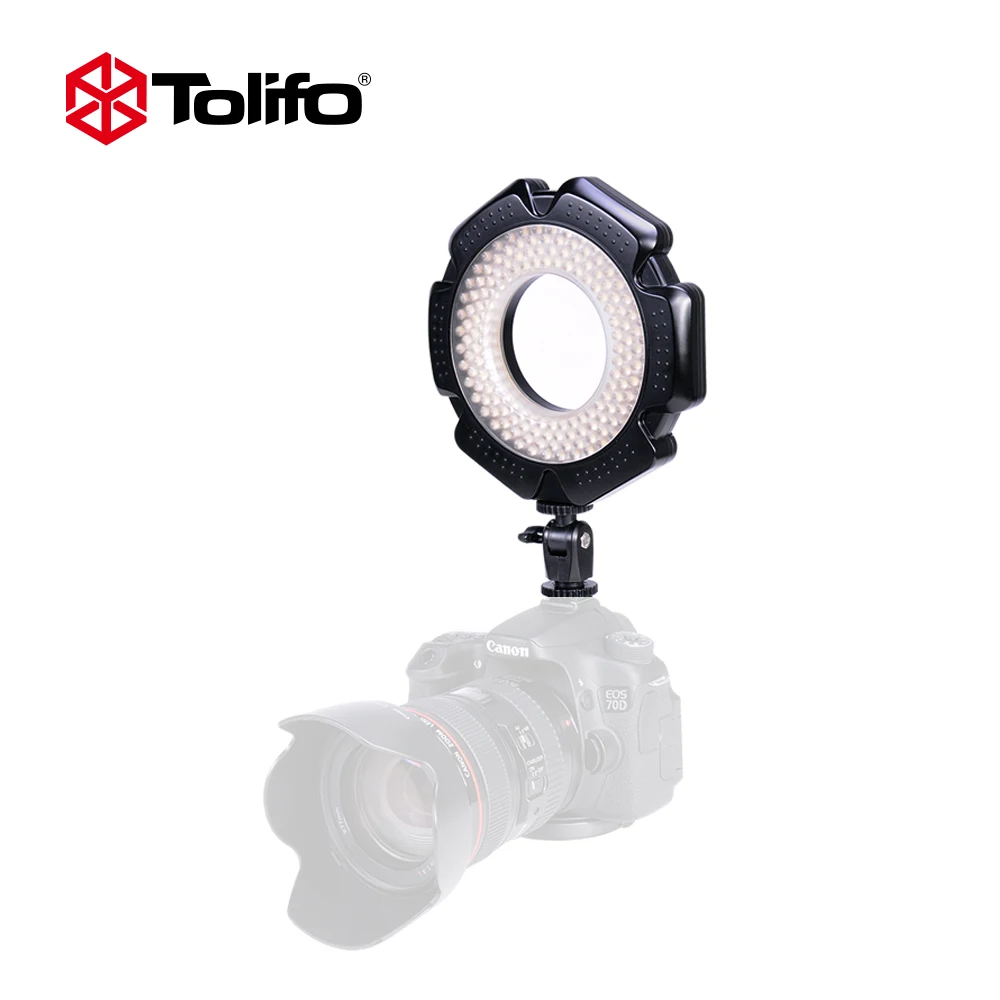 Tolifo R 160S 160 ультратонкая светодиодная лампа для видеосъемки с кольцом макросъемки