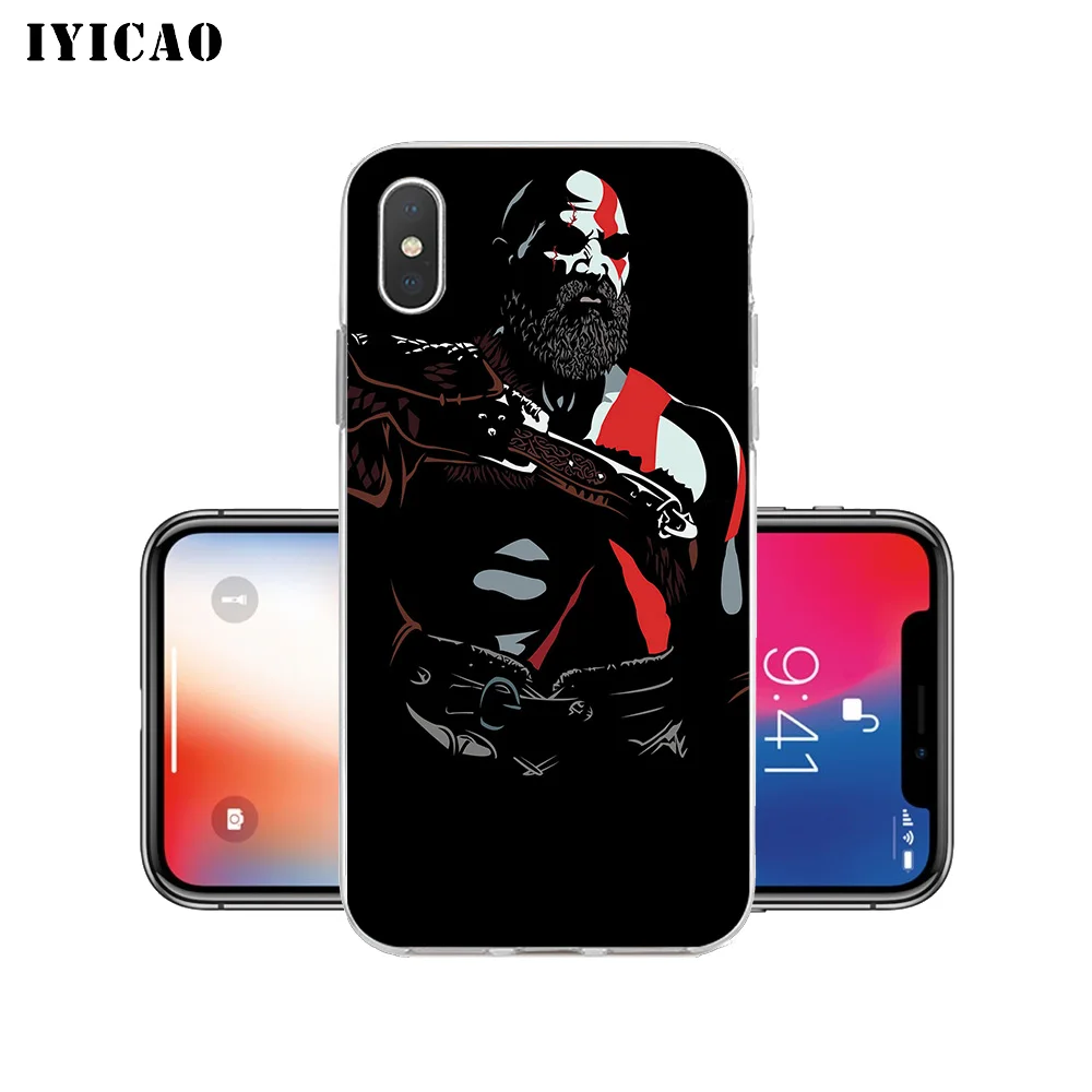 IYICAO God Of War game Мягкий силиконовый чехол для телефона iPhone X XR XS MAX 6 6s 7 8 Plus 5 5S SE TPU