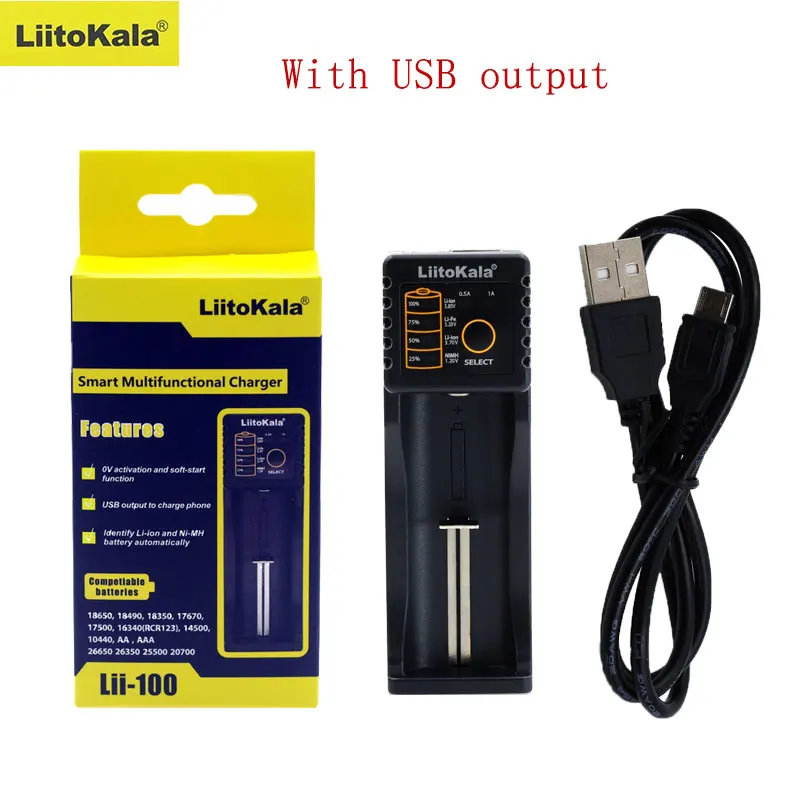 LiitoKala Lii S1 S2 S4 202 402 литиевая батарея 18650 зарядное устройство для 3 7 В 26650 18350 1. 2 в AA/AAA