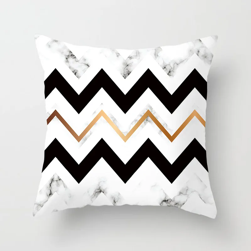 Fuwatacchi Geometric Cushion Cover Wave Ripple Striped Pillow Throw Pillowcase for Bedroom Sofa Car Decor Covers | Дом и сад